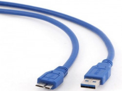 Gembird USB3.0 AM to micro BM cable, 3m CCP-mUSB3-AMBM-10 - Img 1
