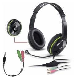 Genius HS-400A + Single jack zelene Slušalice sa mikrofonom -2
