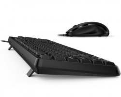 Genius KM-170 USB YU crna tastatura+ USB crni miš - Img 3