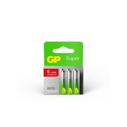 GP lr03-sbv6 aaa super alkaline, 6kom Baterije ( 61204 )