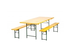 Green Bay baštenski set stout - sto + 2 klupe 200 x 90 ( 056507 )