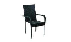 Green bay stolica od ratana crna 6/1 ( 088819 )