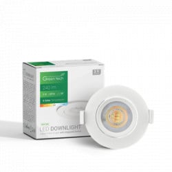 GreenTech LED spot UGR 3W 3CCT 3000-4000-6500K DWX-3WH BELI SA ZAKRETANJEM ( 060-0625 )