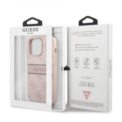 Guess futrola za iPhone 14 pro PU 4G stripe pink ( GUHCP14L4GDPI ) - Img 4