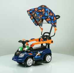 Guralica Auto za decu sa tendom Model 464 Lux - Plava - Img 1