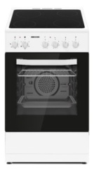 Heinner hfsc-s56e4vwh 4xstruja/keramika/ventilator/50cm Električni šporet