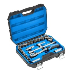 Hogert HT1R410 set nasadnih ključeva, 1/2", 24 dela, sa kutijom ( HT1R410 )