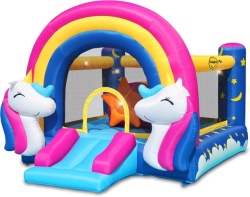 Igraonica Unicorn 335x265x215cm Jednorog na naduvavanje sa muzičkim efektima ( 8004 ) - Img 10