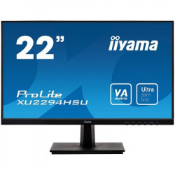 Iiyama monitor prolite, 21,5" ultra slim line VA-panel, 1920x1080, 250cdm˛, Speakers, VGA, HDMI, DisplayPort, 4ms, USB 2x2.0 ( XU2294HSU-B1 - Img 1