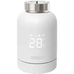 Imou Smart Radiator Thermostat, temp. range 5 to 35 C, temp. setting accuracy 0.5 C, operation temp. range 0 to 55 C, shipping and storage