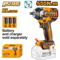 Ingco ciwli20551 aku udarni odvijač 1/2" 550nm solo super ingco ( CIWLI20551 )