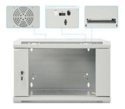  Intellinet 711722 19"/6U 570x450x370/staklena vrata/bravica Rack orman-6