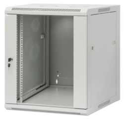 Intellinet 711890 19"/12U 570x600x635/staklena vrata/bravica Rack orman -1