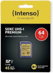 Intenso 3421490 64GB UHS-I Premium SD Card