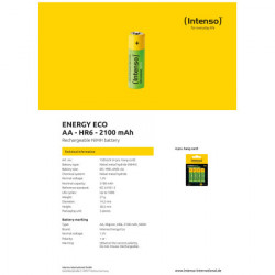Intenso baterija punjiva AA / HR6, 2100 mAh, blister 4 komada - AA / HR6/2100 - Img 2