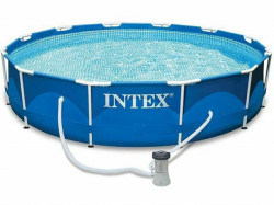Intex Metal Frame okrugli bazen za dvorište sa metalnim ramom + filter pumpa 366cm x 76cm ( 28212 )