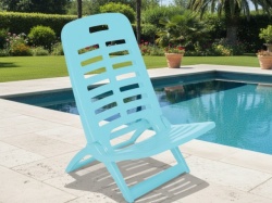 Ipae ProGarden Playa Light Blue – Sklopiva Baštenska Stolica u Svetlo Plavoj Boji