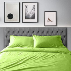 Jorganska navlaka + 2 jastučnice saten green double ( VLK000196-green )