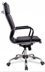 Kancelarijska stolica BOB HB od eko kože - Crna - Img 6