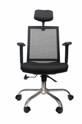 Kancelarijska stolica FA-6070 od mesh platna - Crna - Img 7