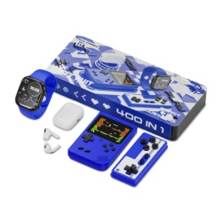 Karler bass k35-combo set (smart watch, konzola sa kontrolorom, slusalice airpods pro 2) plava ( IT1216 )