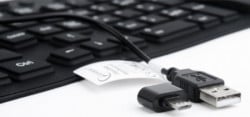 KB-109F-B Gembird Fleksibilna tastatura US layot USB+microUSB OTF adapter - Img 4