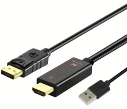 Kettz H2DP-K180 4K 60Hz HDMI M. na Displayport M. Kabl 1.8m