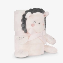 Kikkaboo bebi ćebence sa 3d vezom 75x100 hedge hugs ( kkb22168 )-4