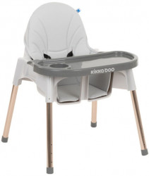 KikkaBoo hranilica Sky-High 2in1 Grey ( KKB11073 ) - Img 3