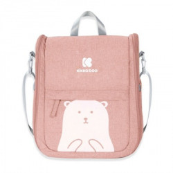 KikkaBoo torba sa putnim krevetićem 2in1 bear pink ( KKB50044 ) - Img 1