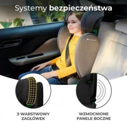 Kinderkraft autosediste (15-36kg) junior fix 100-150cm graphite blck ( KCJUFI20BLK0000 ) - Img 3