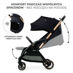 Kinderkraft kolica apino raven black ( KSAPIN00BLK0000 ) - Img 3