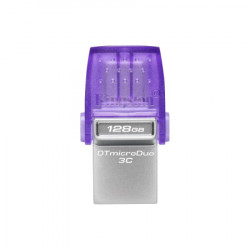 Kingston 128GB USB flash drive, 2-in-1 USB 3.2 Gen.1 Type-C & Type-A, DataTraveler microDuo 3C ( DTDUO3CG3/128GB ) - Img 3