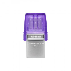 Kingston 128GB USB flash drive, 2-in-1 USB 3.2 Gen.1 Type-C & Type-A, DataTraveler microDuo 3C ( DTDUO3CG3/128GB )  - Img 3