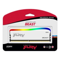  Kingston 16gb/dimm/ddr4/3200mhz/cl16/fury beast white rgb se memorija ( KF432C16BWA/16 ) -2