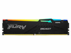 Kingston 16gb/dimm/ddr5/6400mhz/cl32/fury beast rgb expo memorija ( KF564C32BBEA-16 )