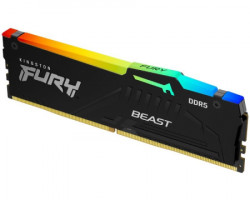 Kingston DIMM DDR5 32GB 5600MT/s KF556C40BWA-32 fury beast RGB black memorija - Img 3