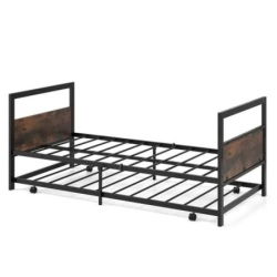 Krevet samac od metala sa pomoćnim krevetom 200x90cm ( 1678 )