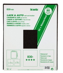 KWB brusni papir vodootporni GR180 50/1, 230x280, suvo/mokro ( KWB 49830180 )