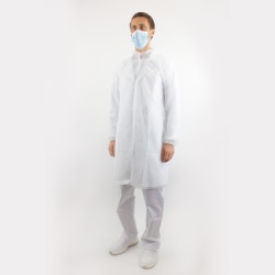 Lacuna jednokratni mantil ezra beli veličina xxl ( 2ezrwh/xxl )