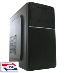 Lc power 2015mb-on 2xusb2.0/1xusb3.0 black Tower microatx/miniitx ( 21827 )