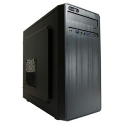 LC Power 2017mb-on 1xusb-c/2xusb-a(usb3.2 gen1x1) black Tower microatx/miniitx ( 24946 )