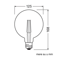 Ledvance LED filament sijalica toplo bela 4W ( 4058075092037E )-3