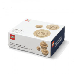 Lego drvene kuke za kačenje od hrastovine, set 3 kom ( 40160900 ) - Img 2