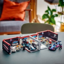 Lego F1 garaža i Mercedes-AMG i Alpine formule ( 60444 )-2