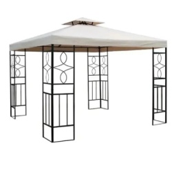 Lemon 22-0075 Sklopivi baštenski paviljon Gazebo 3x3m beli