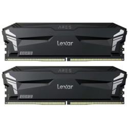 Lexar Ares 32GB DDR5 6000MHz (2x16GB KIT) CL30 DIMM, 1.35V, heatsink, Non-RGB, Black ( LD5U16G60C300A-RGD )