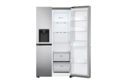 LG side by side total no-frost, E , 635 l (416+219), door cooling+™, Door-in-Door™, linear cooling™, dispanzer za led i vodu, platinasto sr-4