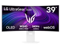 Lg ultragear 39gx90sa 39"/oled,zakrivljen,21:9/3440x1440/240hz/0,03ms gtg/hdmix2,dp,usb/bela monitor ( 39gx90sa-w.Aeu )