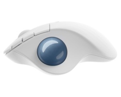 Logitech M575s ERGO Bluetooth Trackball Offwhite Blue ball miš -2